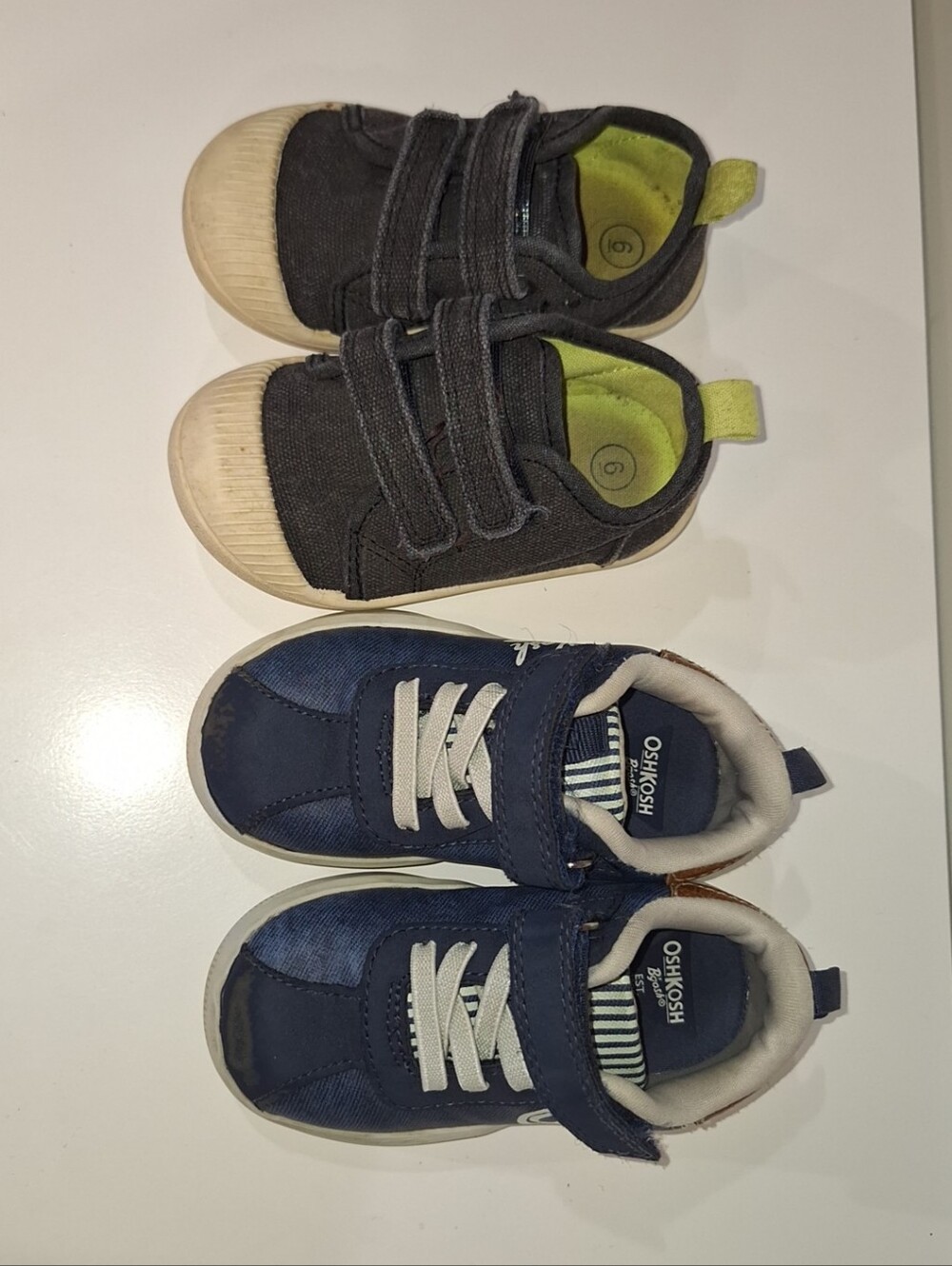 OshKosh B'gosh Navy and Cat&JackGray Kids Sneakers Pack
